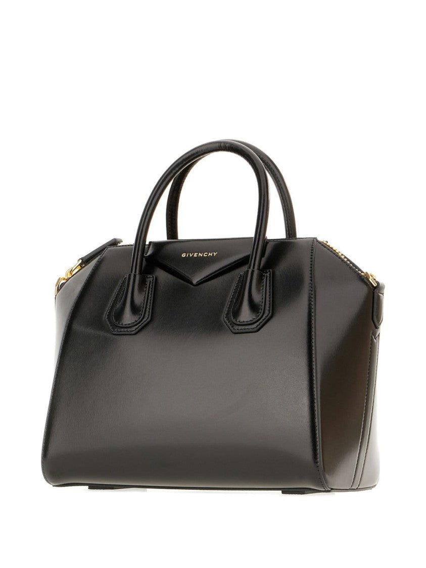 Givenchy Trapezoidal Handbag With Glossy Silk
