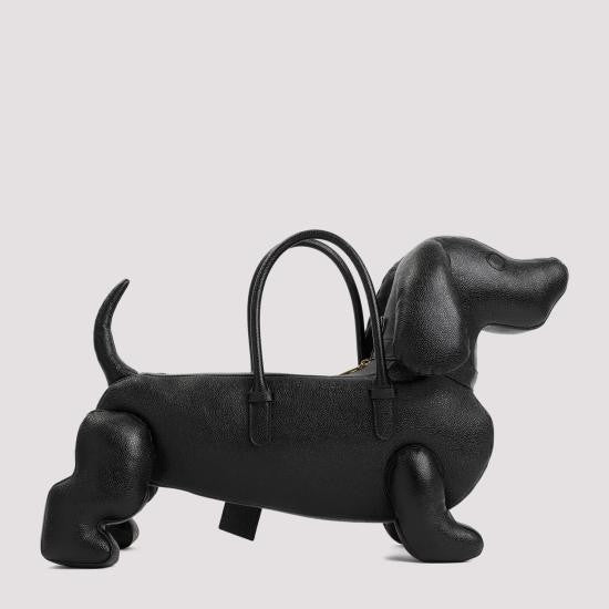 Thom Browne Dachshund-Shaped Calf Leather Tote Bag