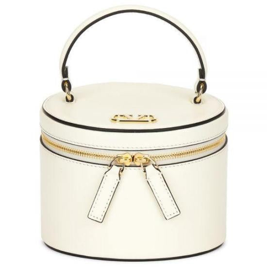 Valentino Garavani Structured Calf Leather Tote With Zip-Around Closure