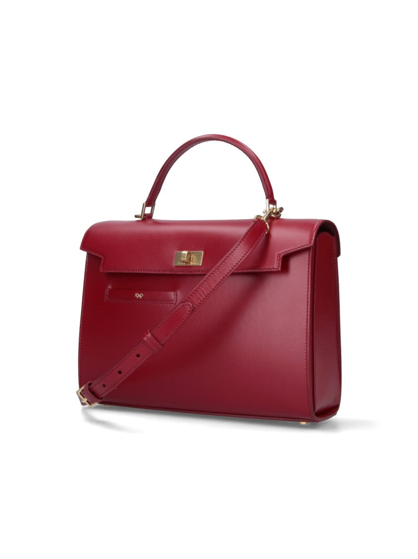 Anya Hindmarch "Mortimer" Handbag – Red
