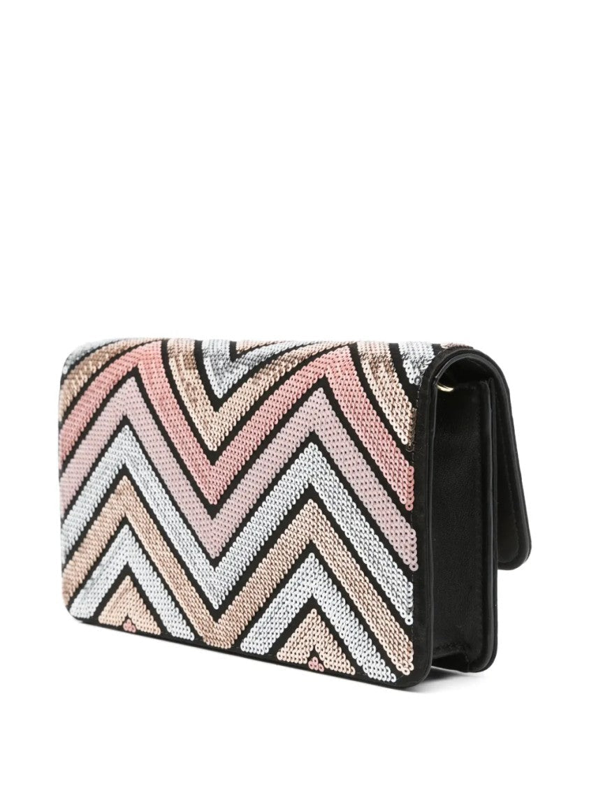 Missoni Textured Woven Missoni Bag With Intricate Zigzag Motifs