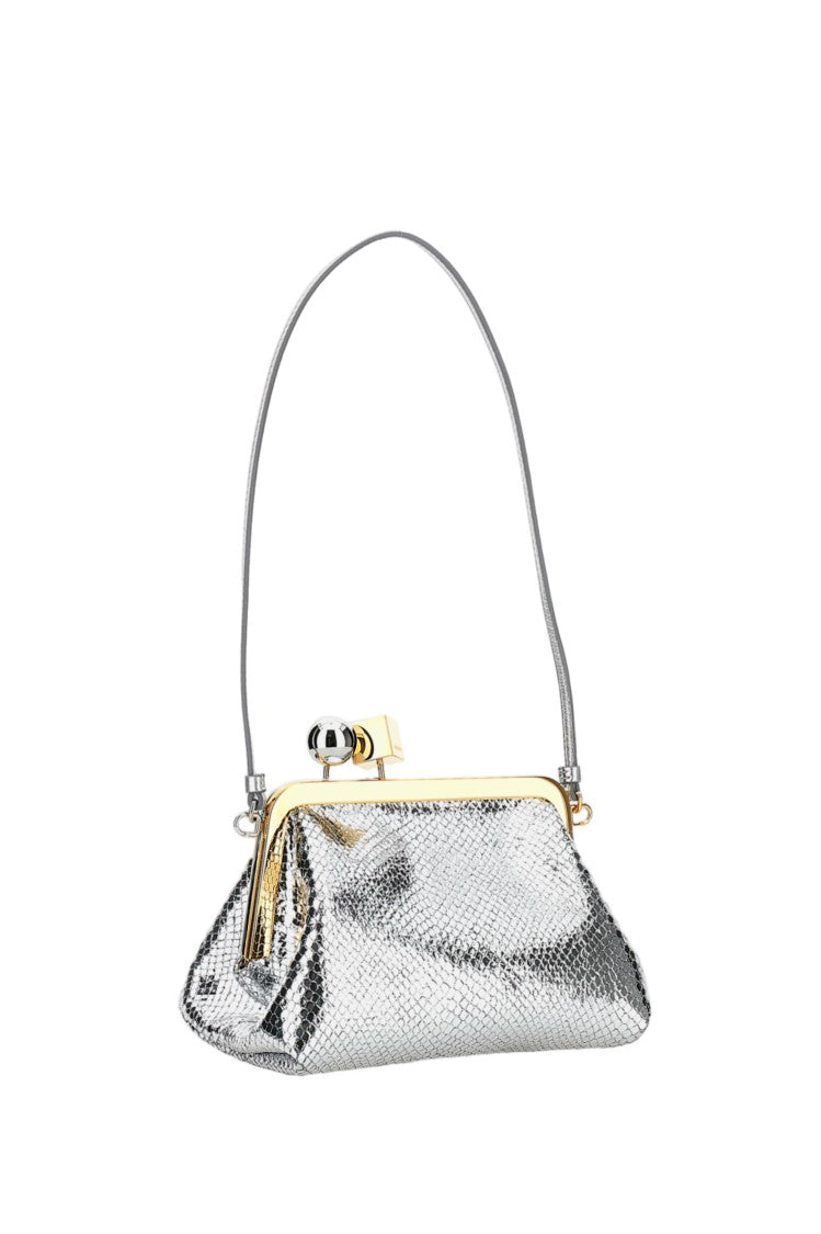 Jacquemus Le Berlingot Snake-Effect Shoulder Bag