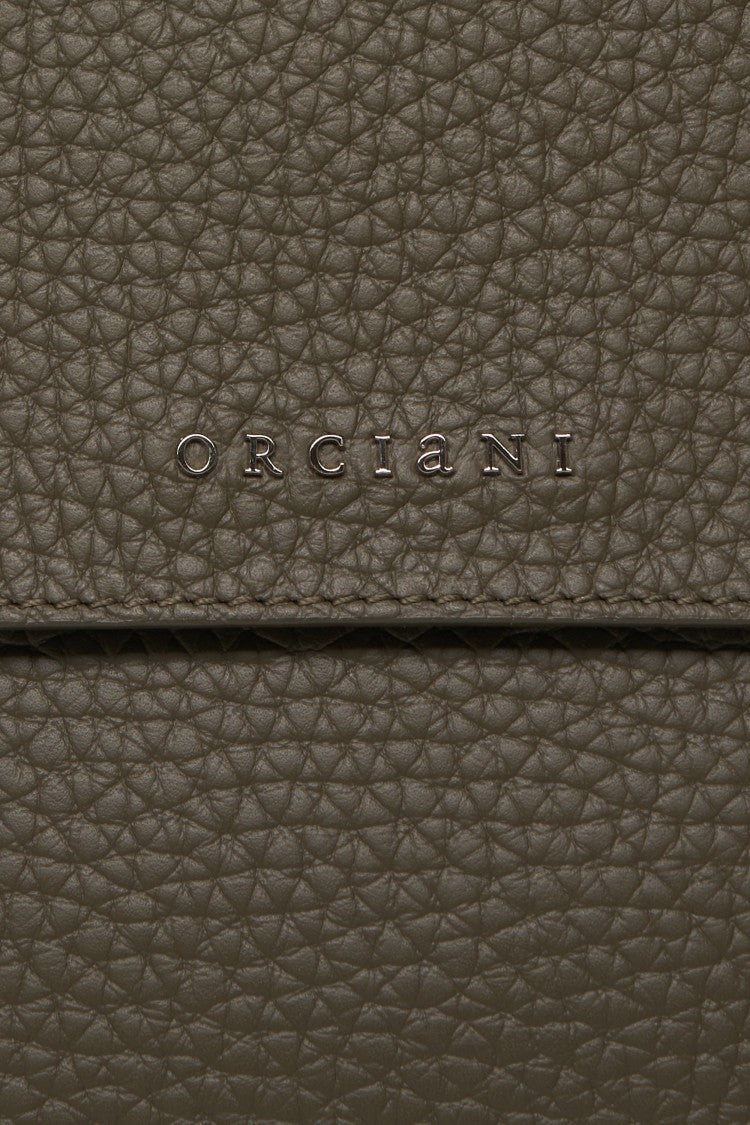 Orciani Hammered Vegan Leather 'Sveva' Handbag