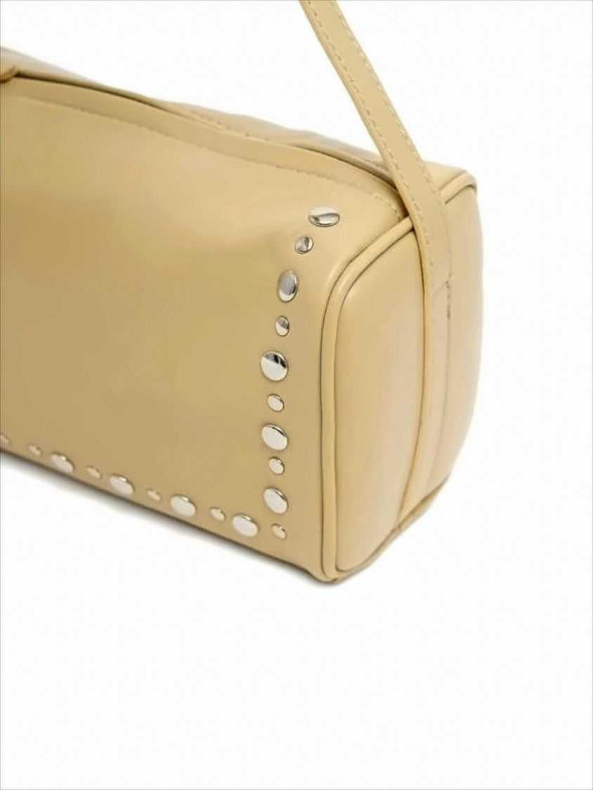 Gimaguas Cylindrical Leather Shoulder Bag