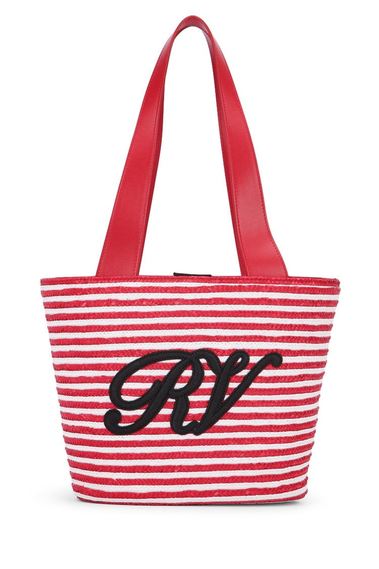Roger Vivier Rv Straw Panier Small