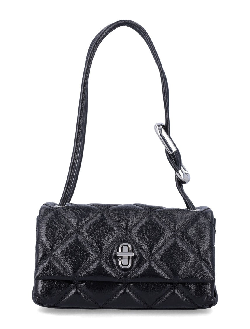Marc Jacobs Quilted Mini Dual Leather Shoulder Bag