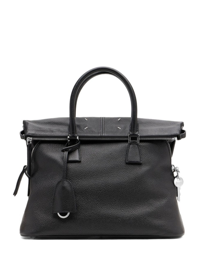 Maison Margiela Pebbled Calf Leather Shoulder Bag
