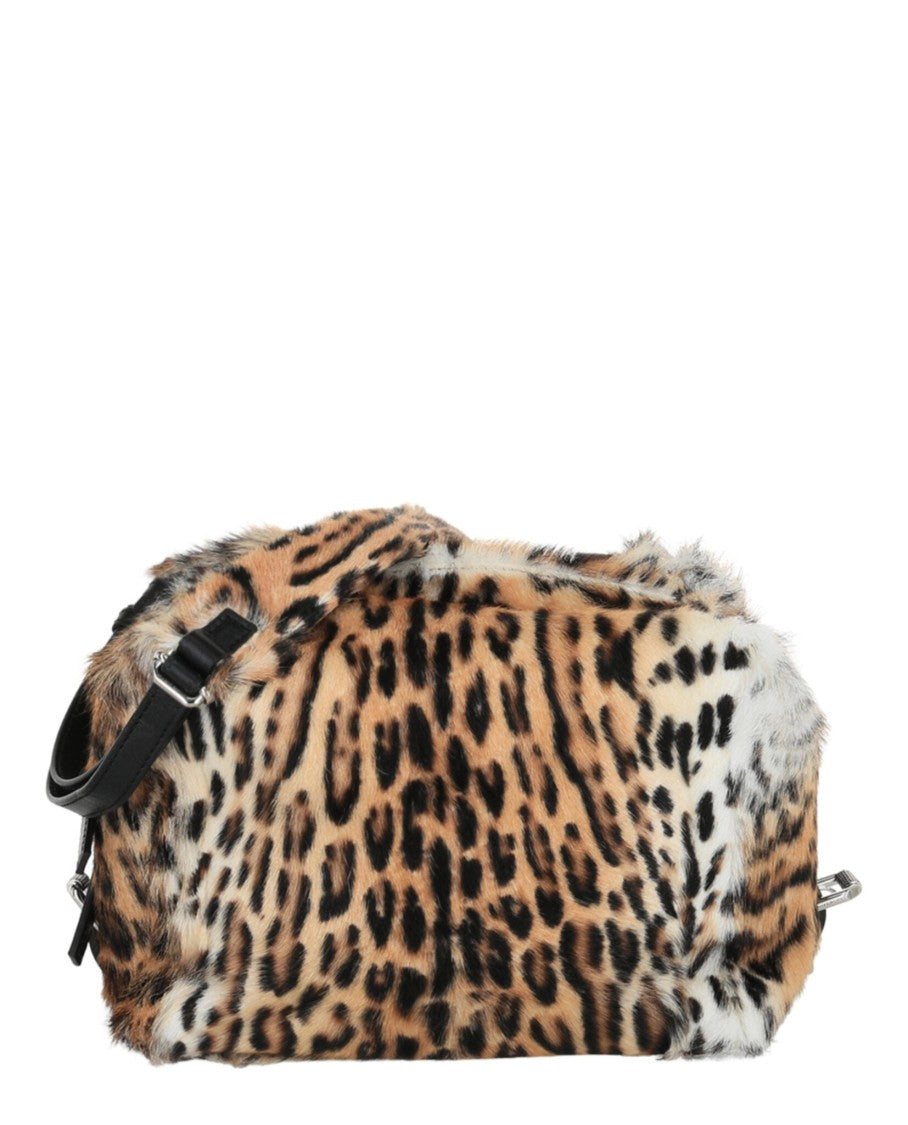 Givenchy Small Pandora Bag In Leather And Faux Fur