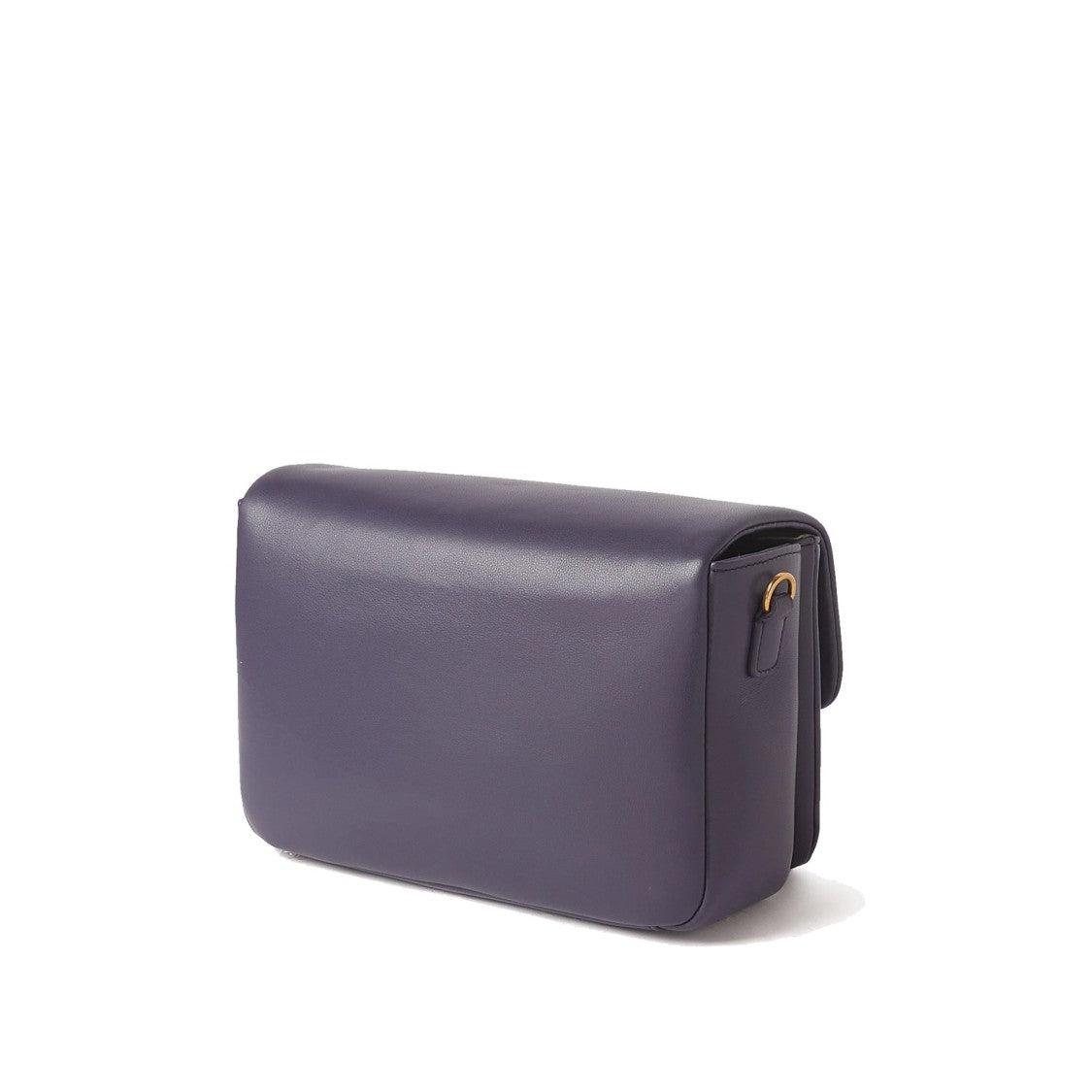 Emporio Armani Structured Leather Crossbody Bag