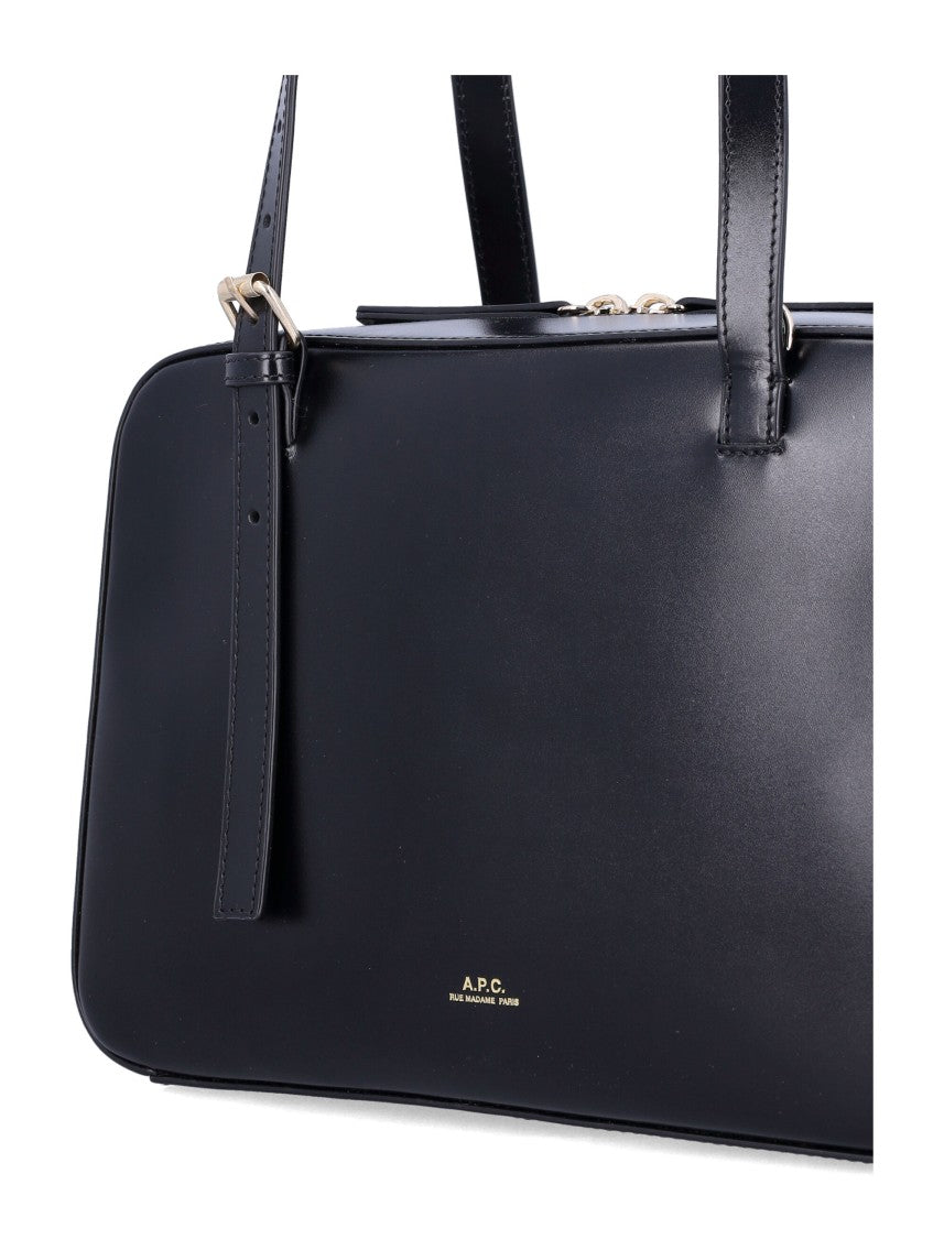 A.P.C. Virginie Leather Box Bag