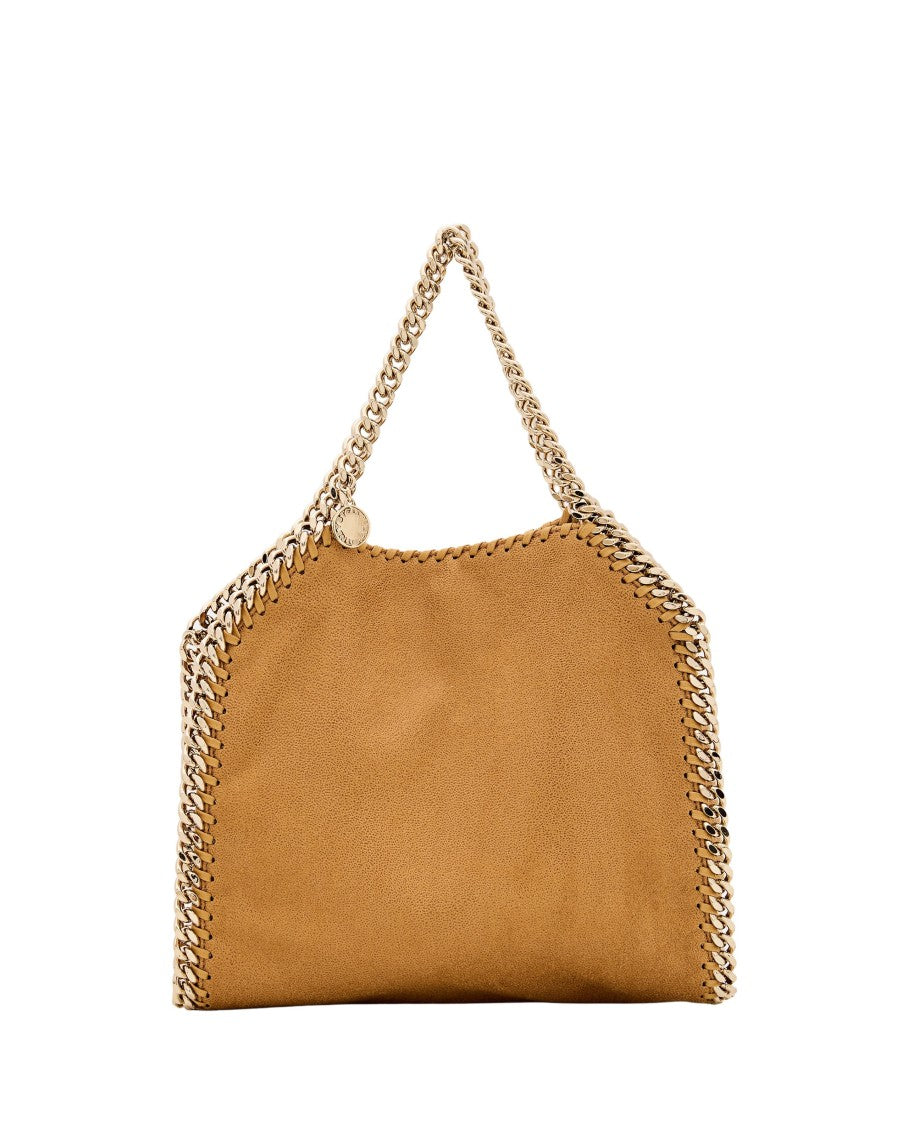 Stella Mccartney Gold Shaggy Texture Mini Tote Bag