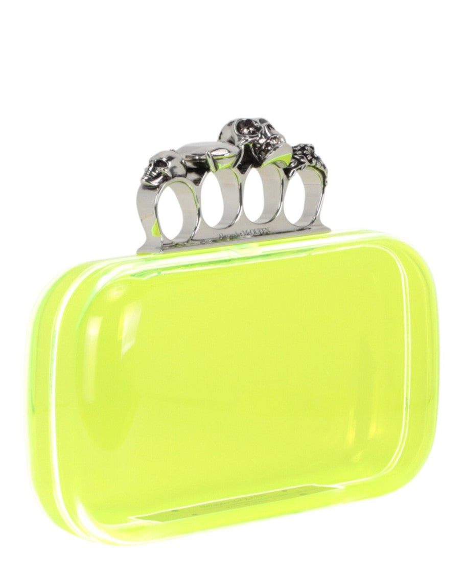 Alexander Mcqueen Skull Four-Ring Clutch