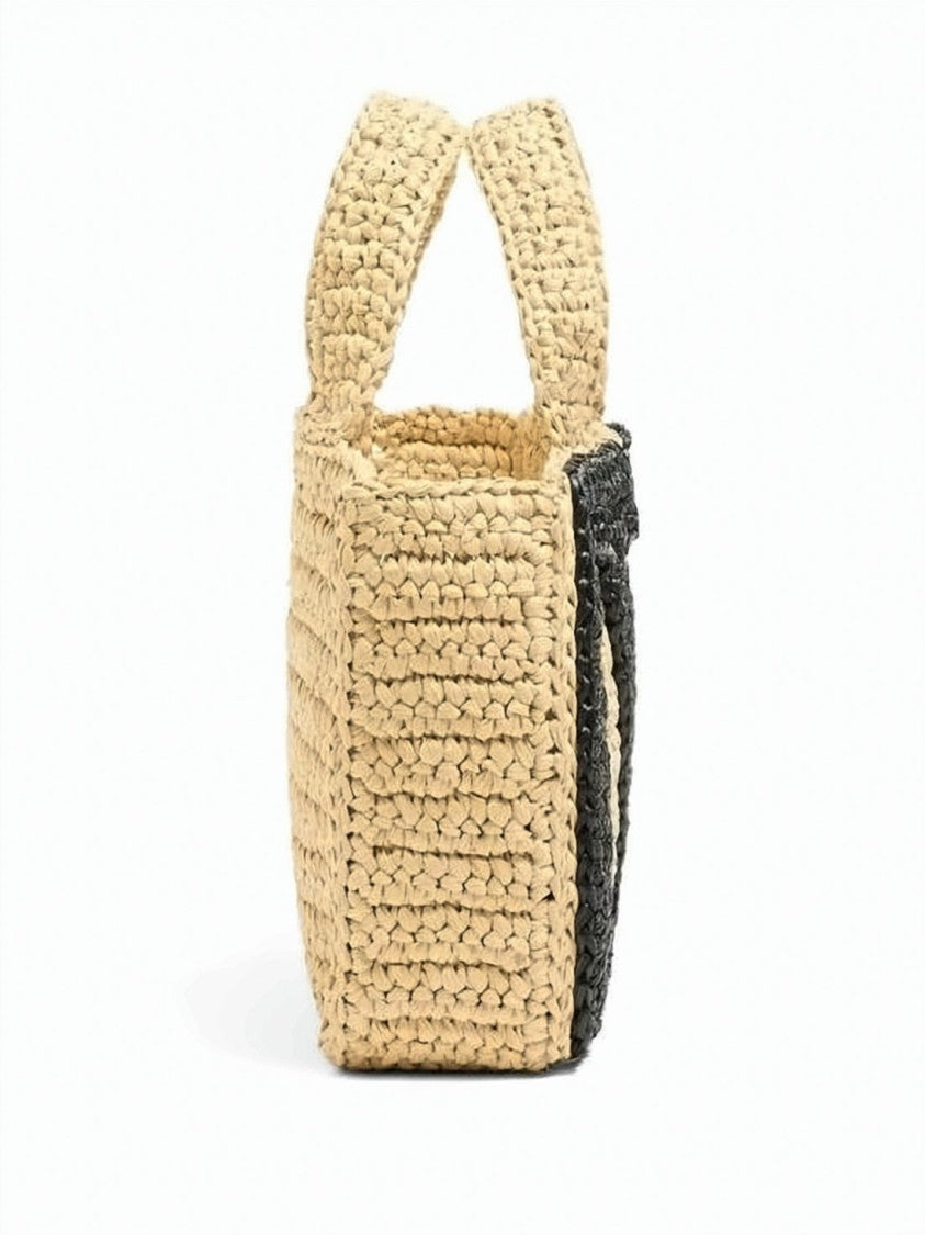Valentino Garavani Woven Raffia Tote Bag