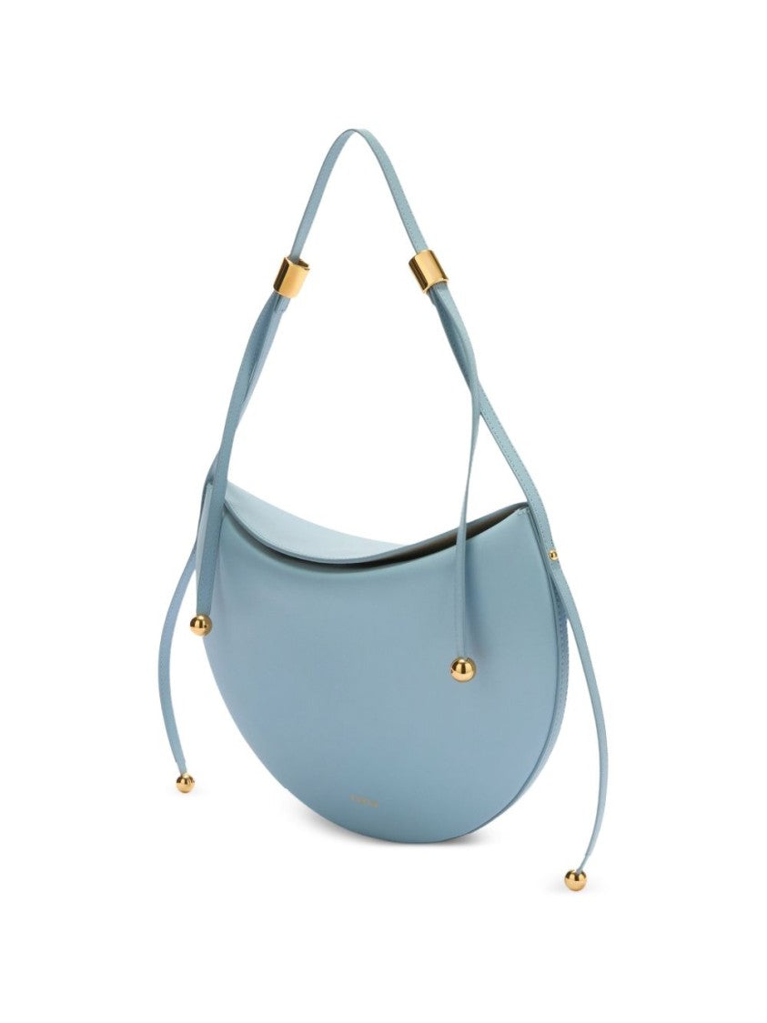 Furla Crescent Handbag With Gold Accents