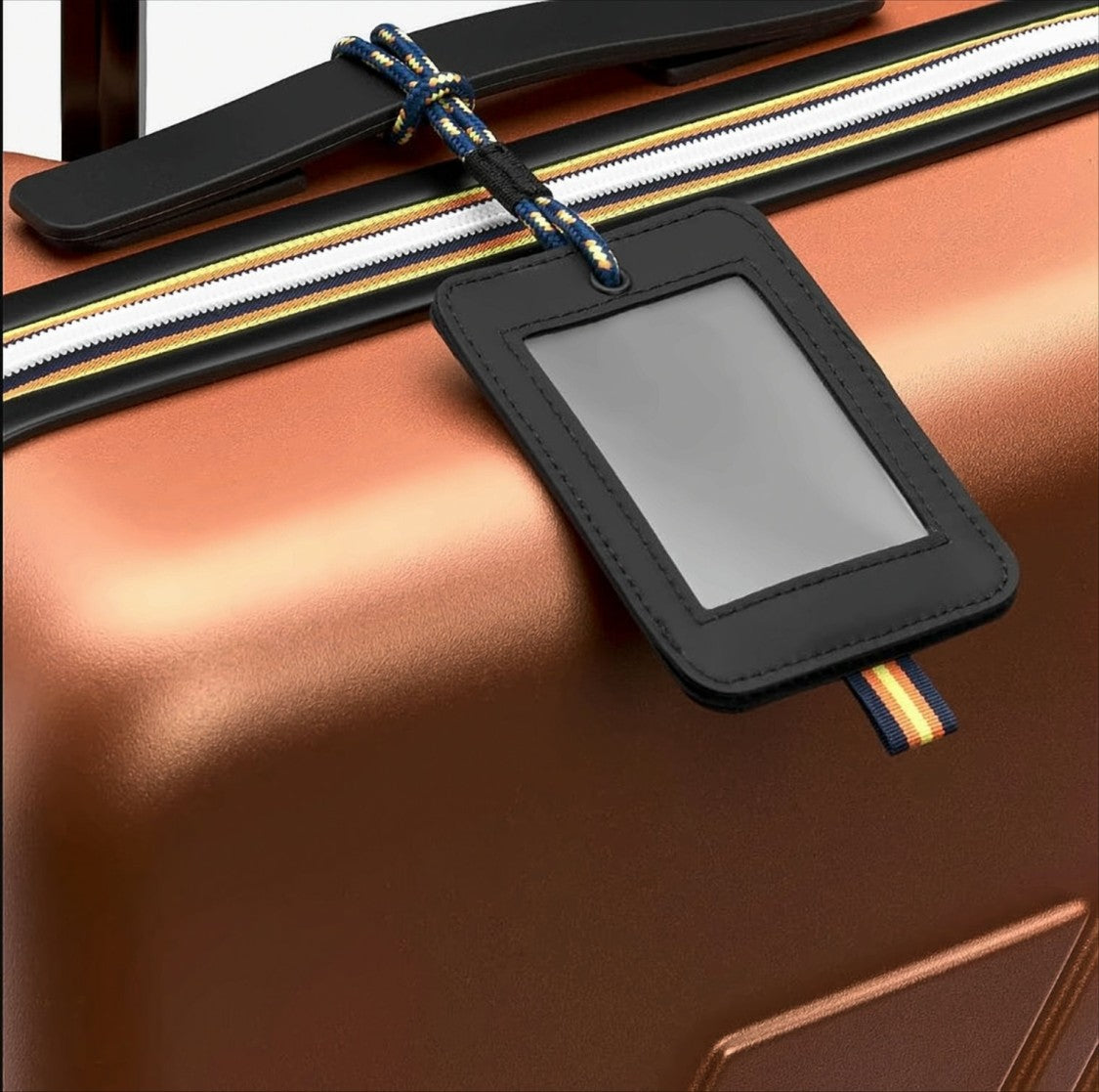 K-Way Hardside Carry-On Luggage With Geometric Logo