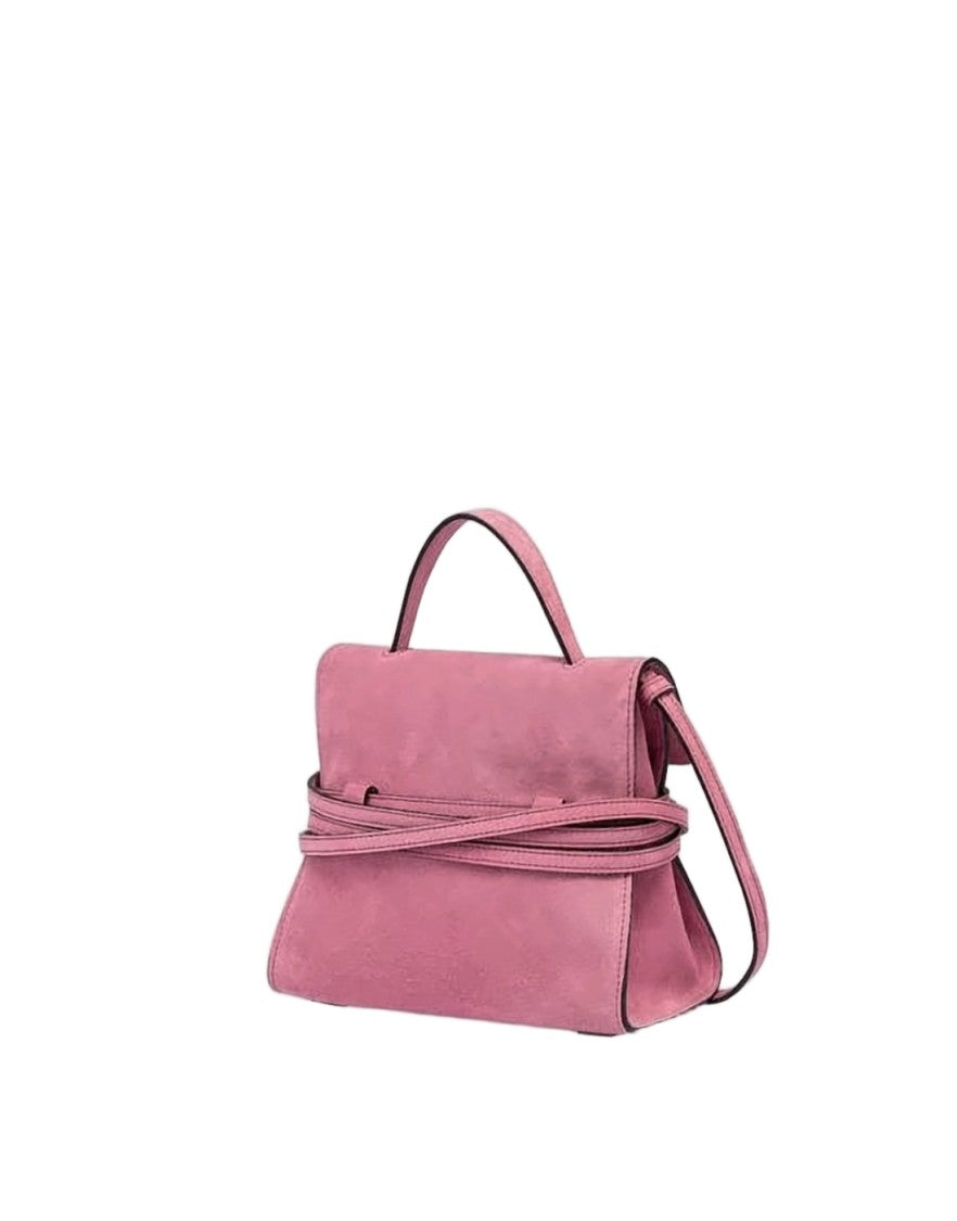 Moschino Structured Calf Leather Tote Bag