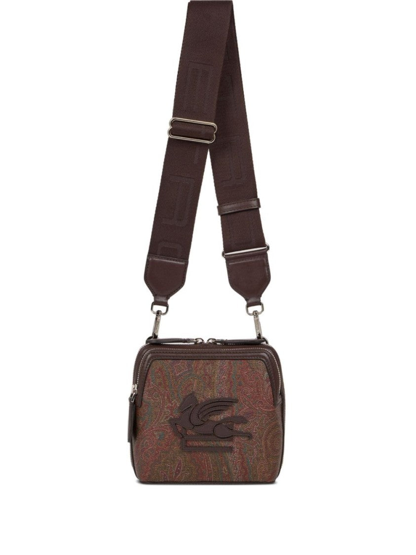 Etro Paisley Jacquard Cotton Shoulder Bag