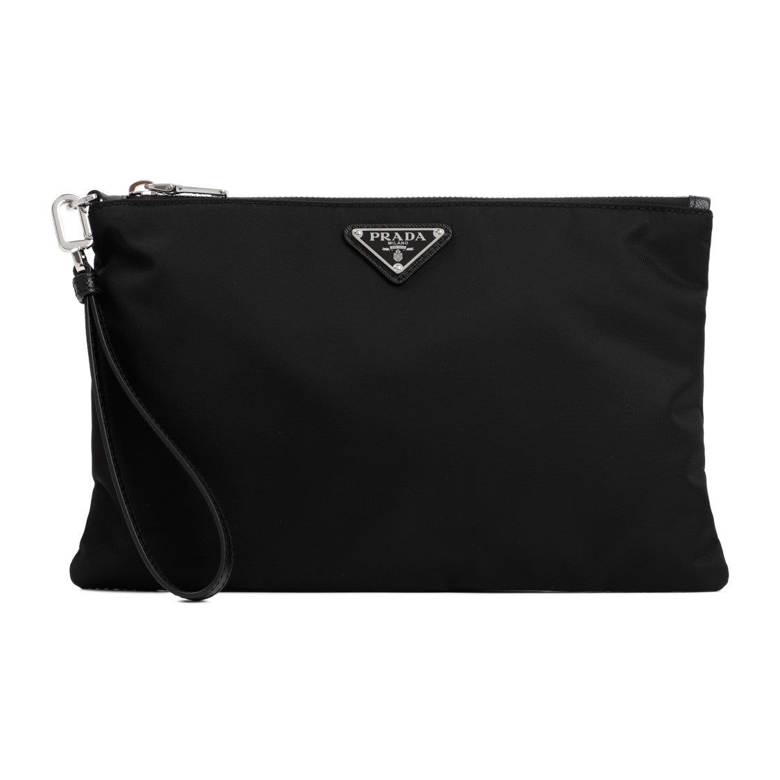 Prada Black Tech Fabric Pouch