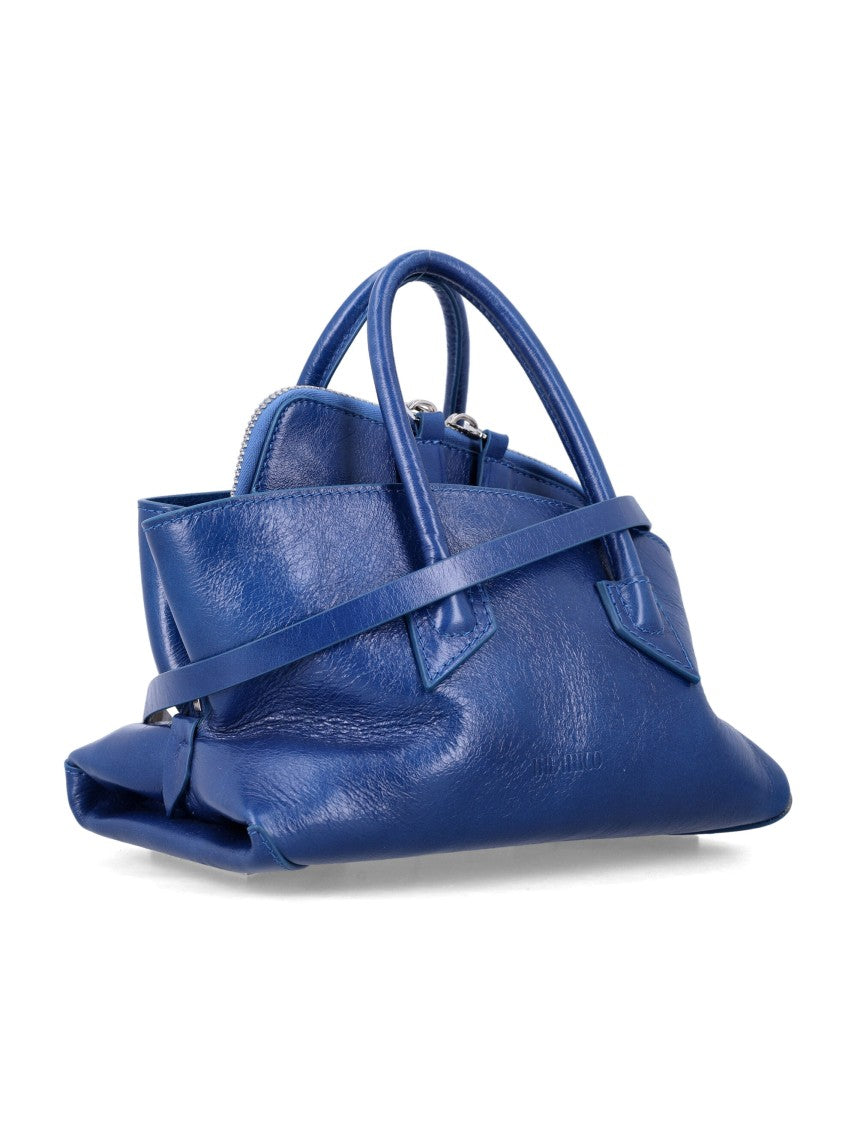 The Attico "La Passeggiata Mini" Leather Top Handle