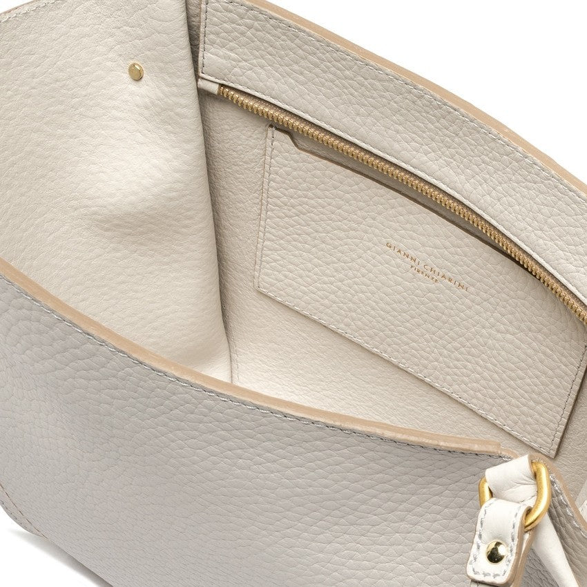 Gianni Chiarini Tulip-Shape Handbag In Double Leather