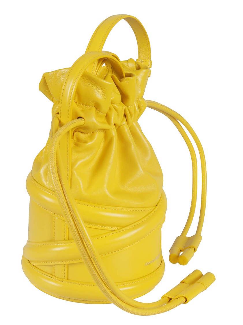 Alexander Mcqueen Gathered Leather Bag