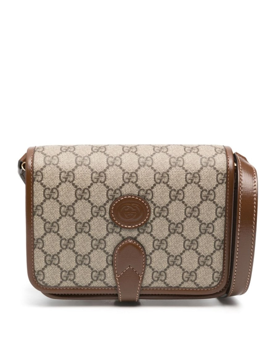 Gucci Gg-Canvas Messenger Bag