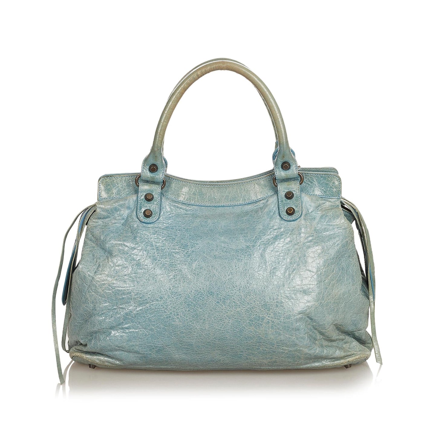 Luxury Balenciaga Trending 2025 Motocross Classic Step Leather Handbag (SHG-25897)