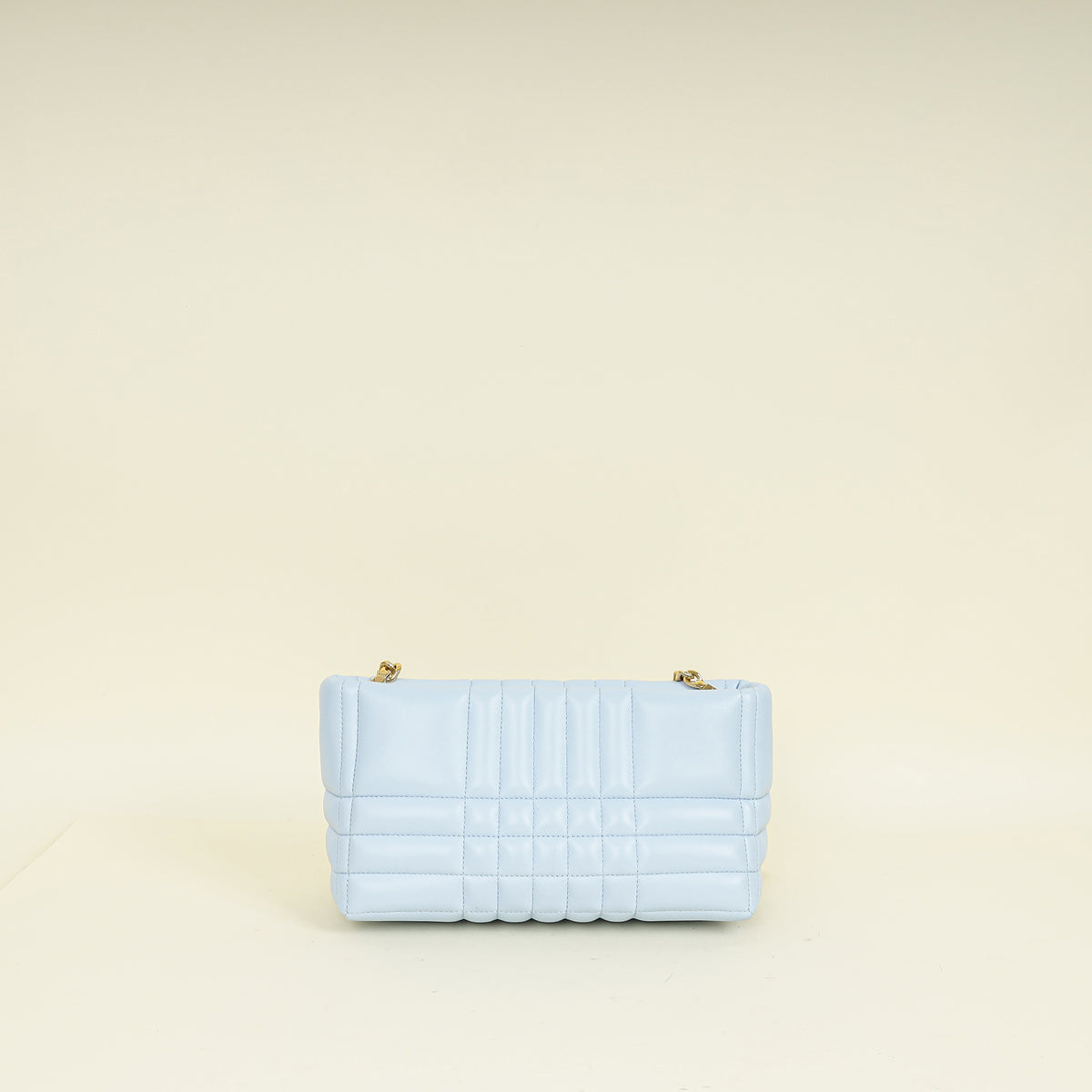 Burberry Pale Blue Lola Small Quilted Shoulder Bag