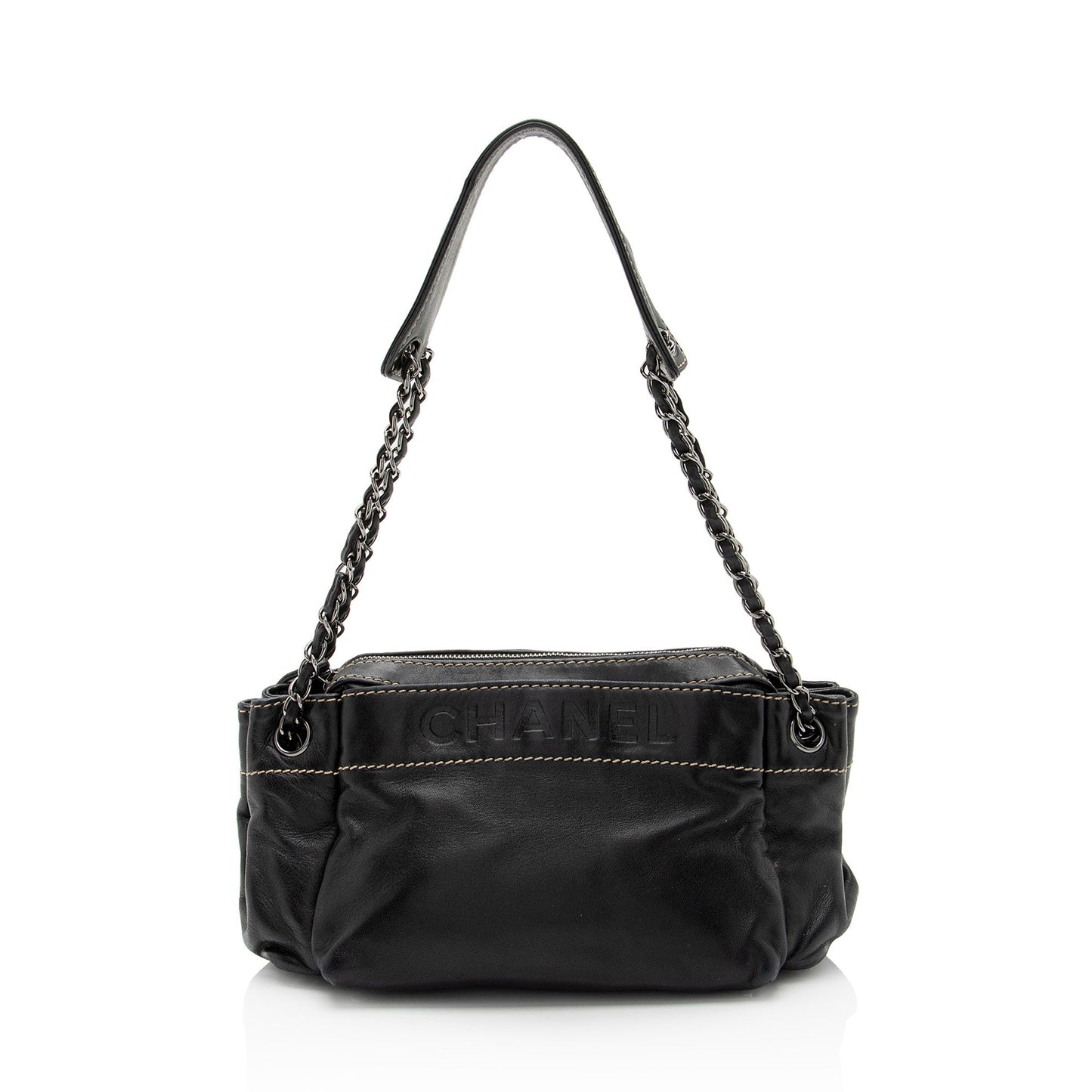 Chanel Lambskin LAX Accordion Shoulder Bag (SHF-8qR2yb)