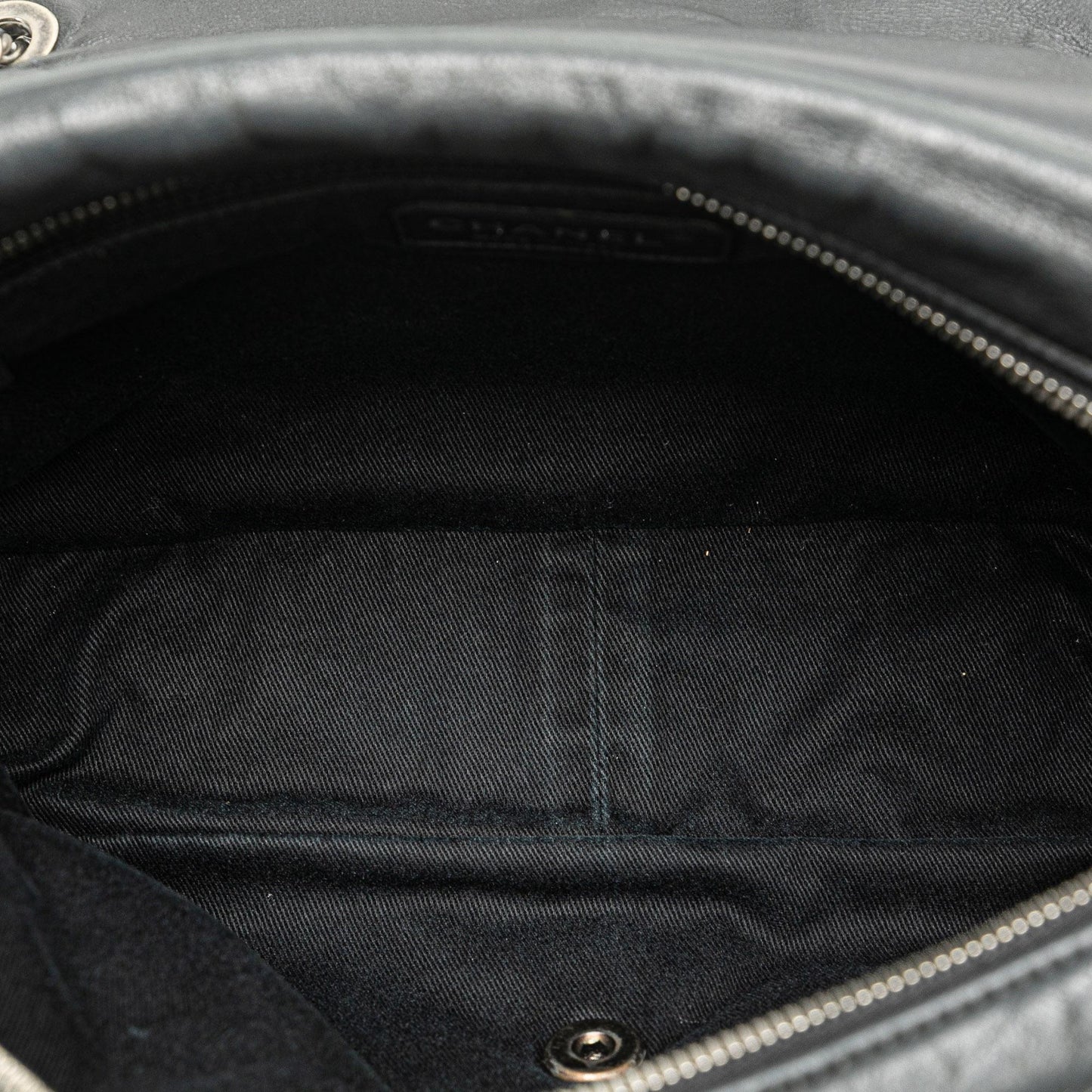 Chanel Medium Aged Calfskin In The Mix Zip Flap