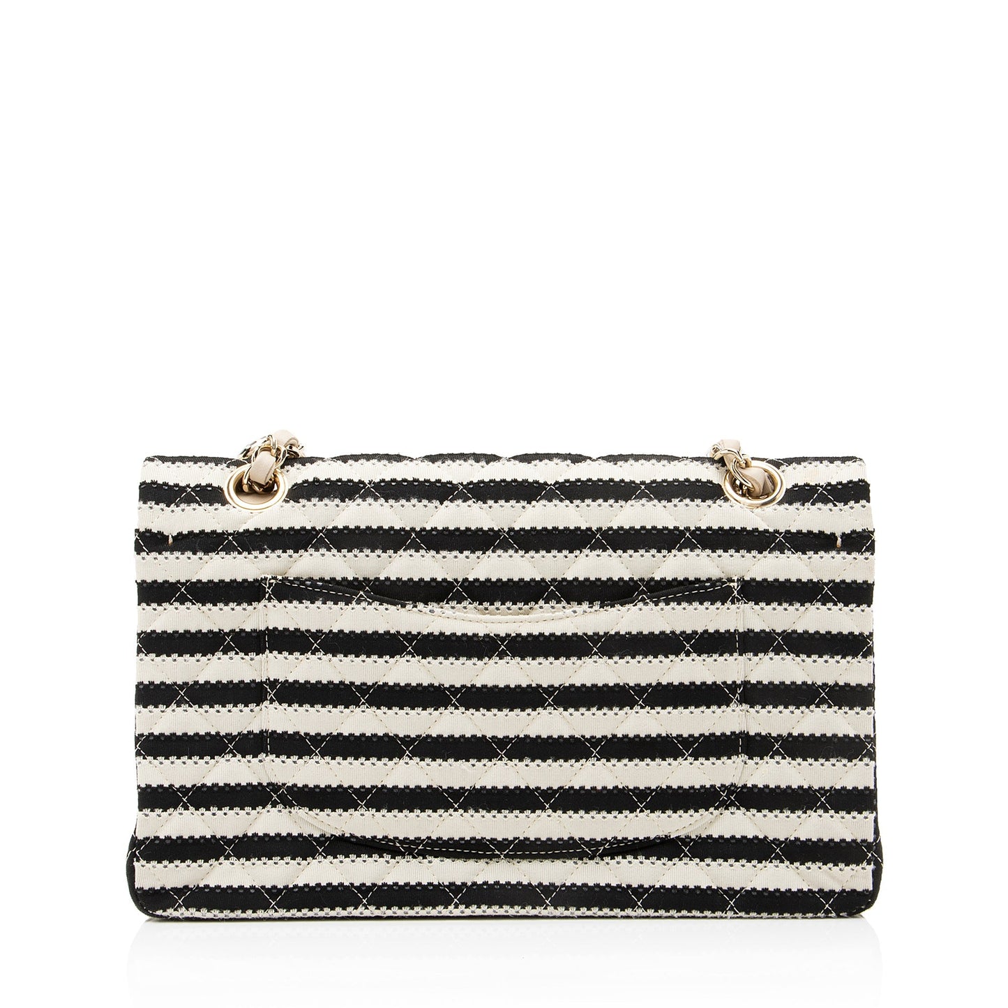 Chanel Quilted Jersey Pearl Coco Sailor Medium Flap Bag (SHF-23372)