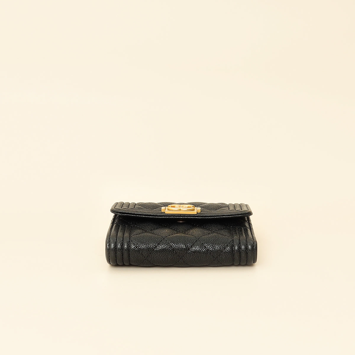 Chanel Black Boy Small Wallet