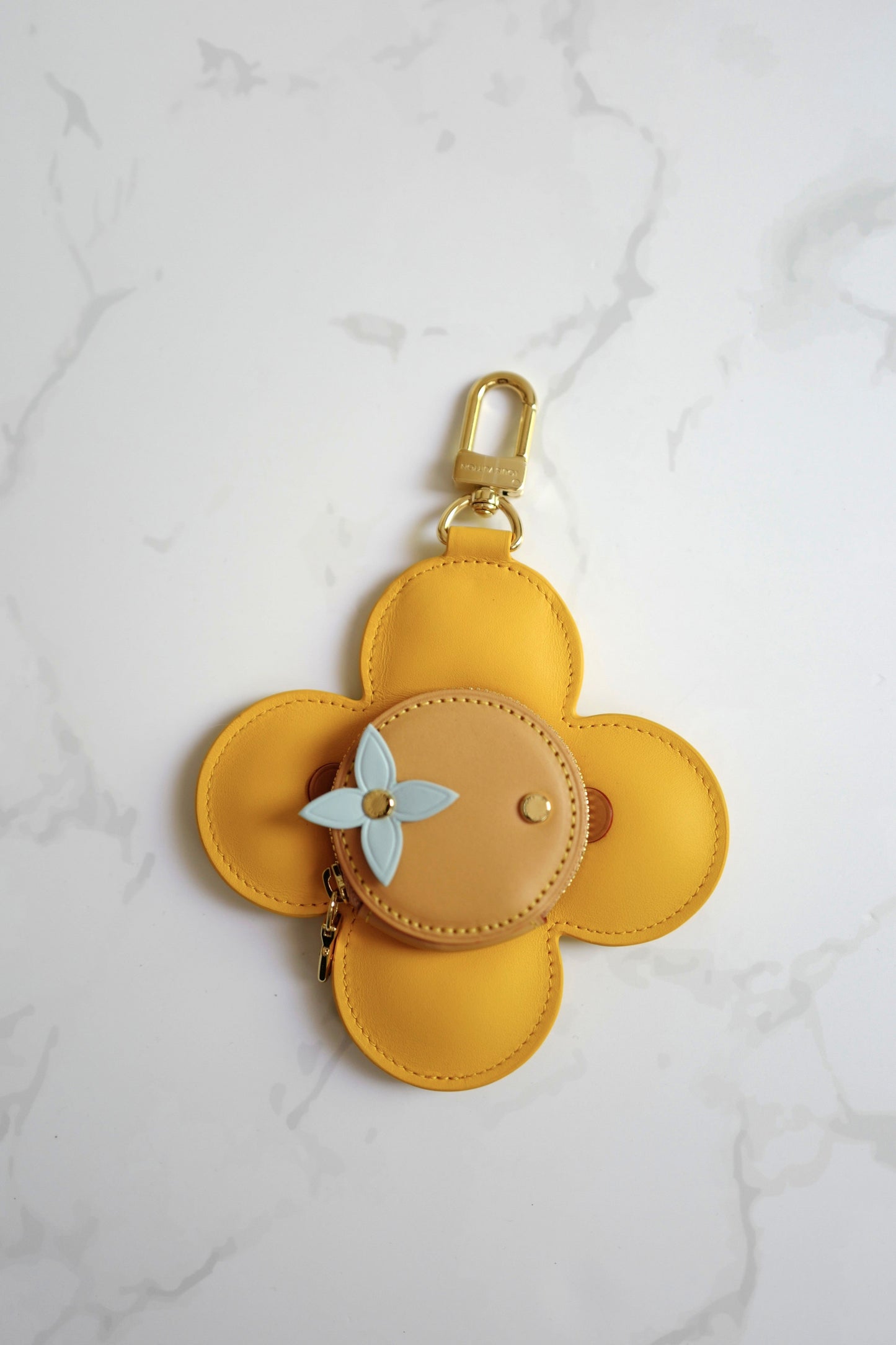 Brand NEW Louis Vuitton Vivienne Coin Purse Yellow Bag Charm