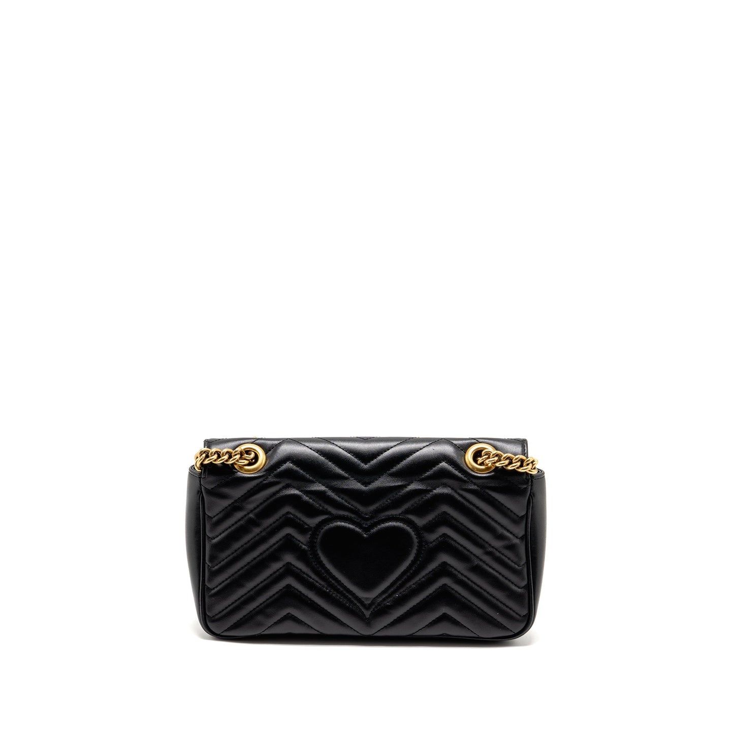 Gucci Medium GG Marmont Bag Calfskin Black GHW