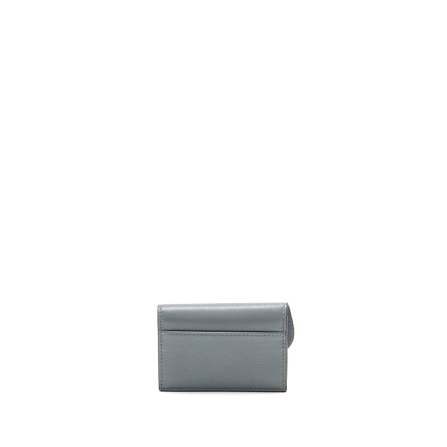 Dior Saddle Bloom Card Holder Goatskin Cloud Blue GHW