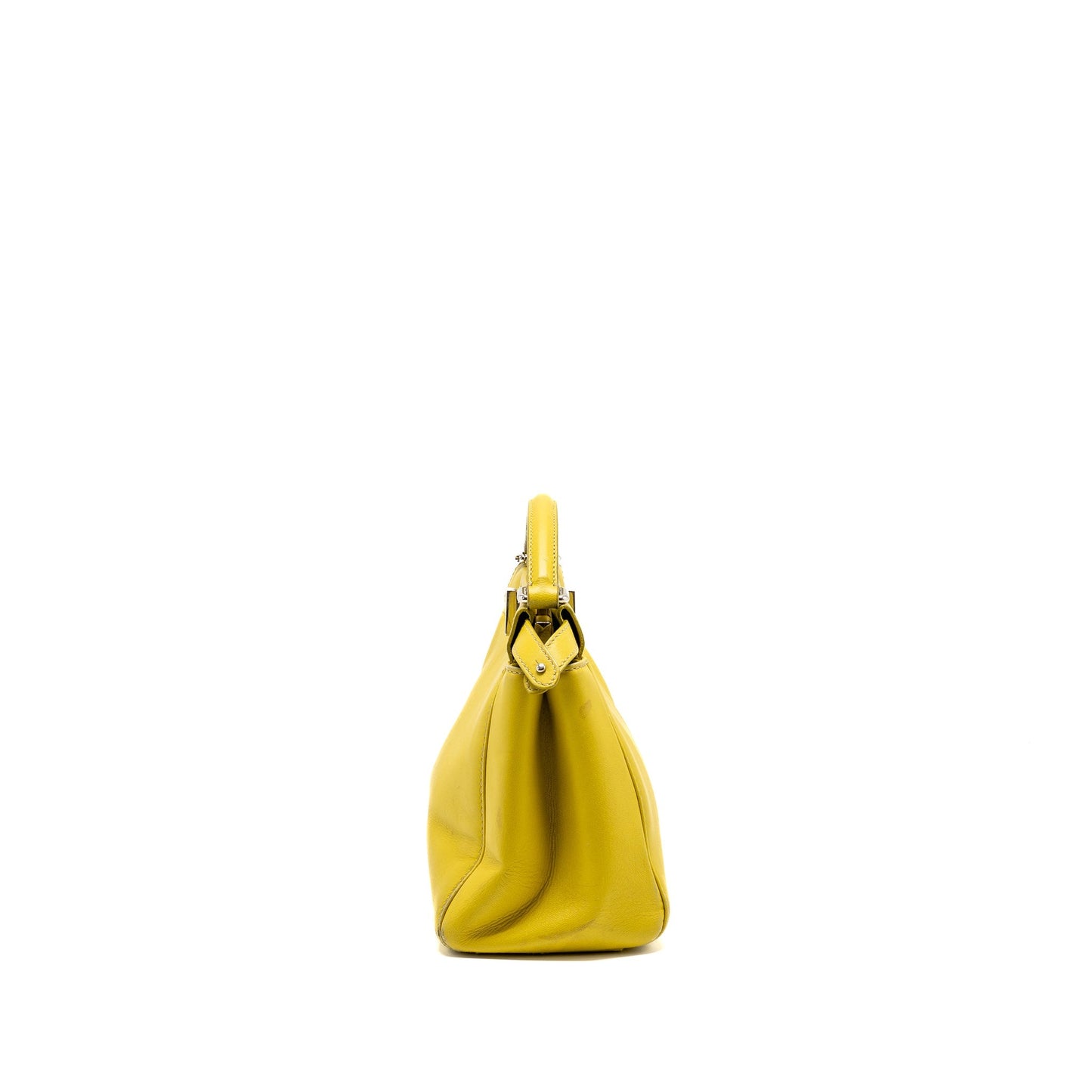Fendi mini peekaboo lambskin light green SHW
