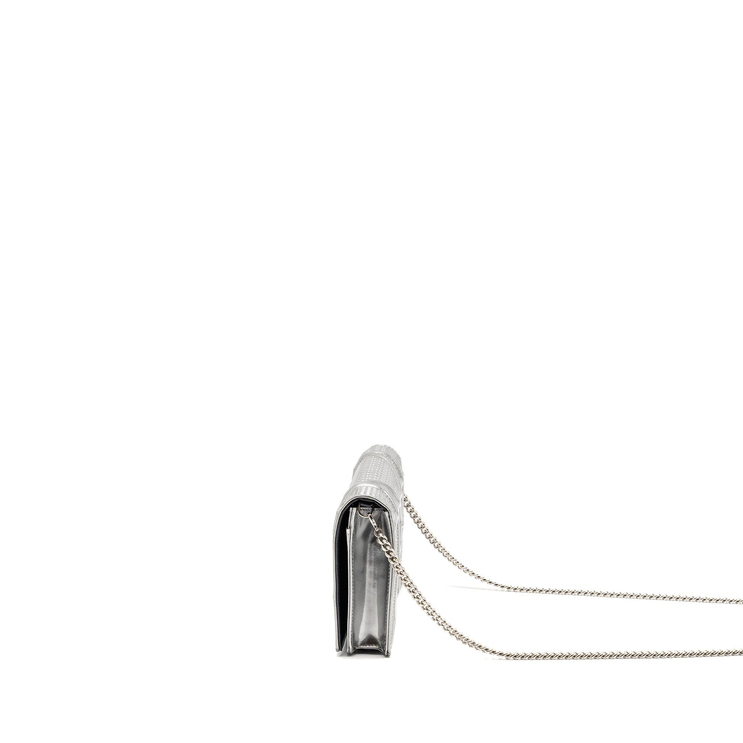 Dior Diorama Wallet On Chain Calfskin Silver SHW