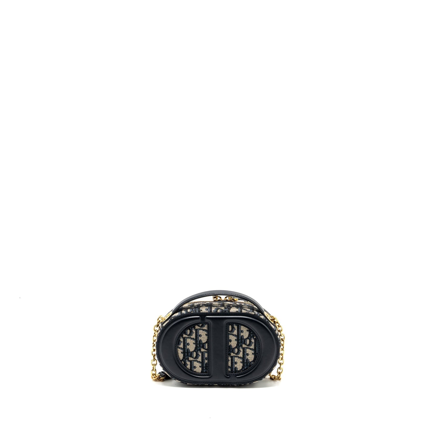 Dior CD Signature Oval Camera Vag dior oblique jacquard blue GHW