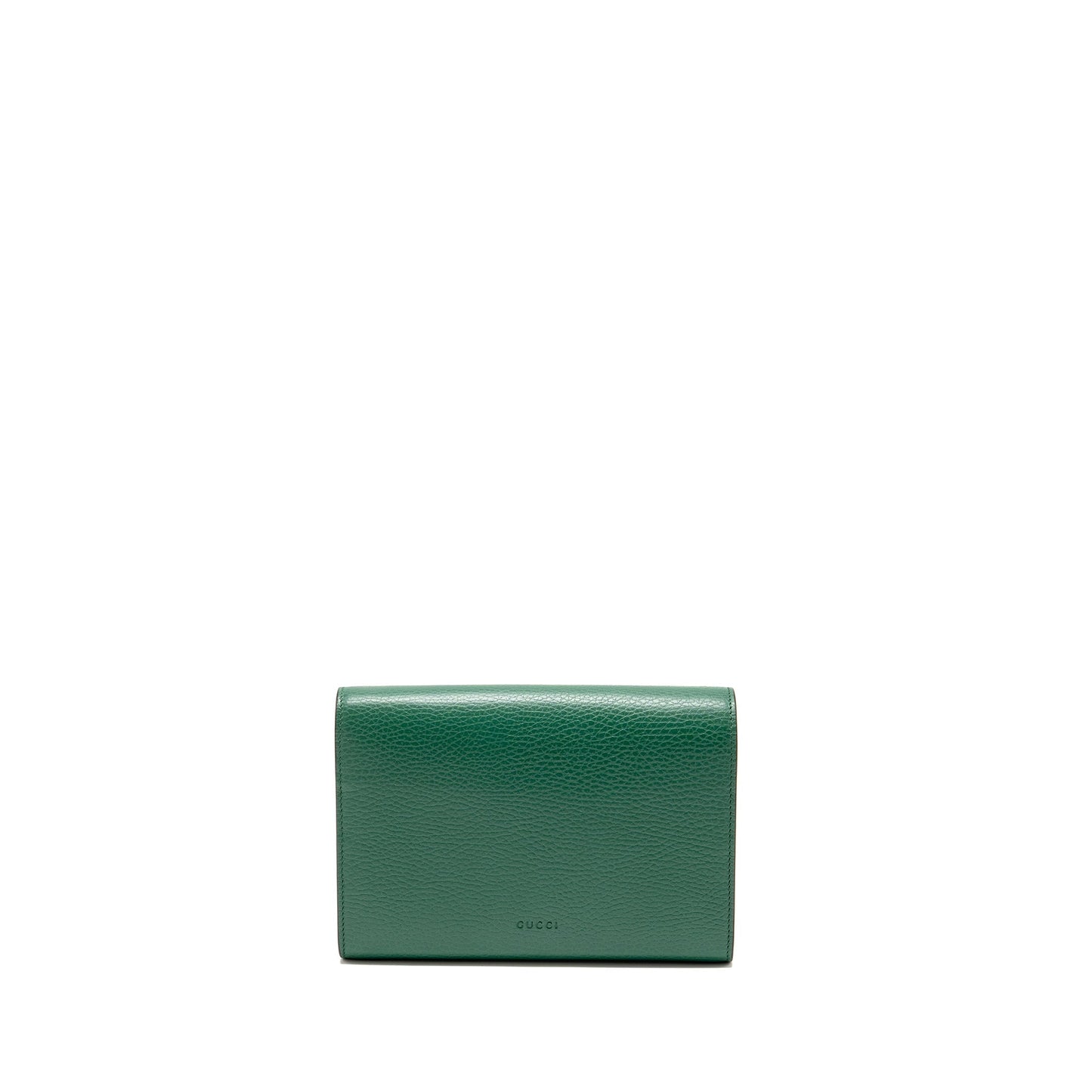 Gucci Mini Dionysus Wallet On Chain Calfskin Green Multicolour Hardware