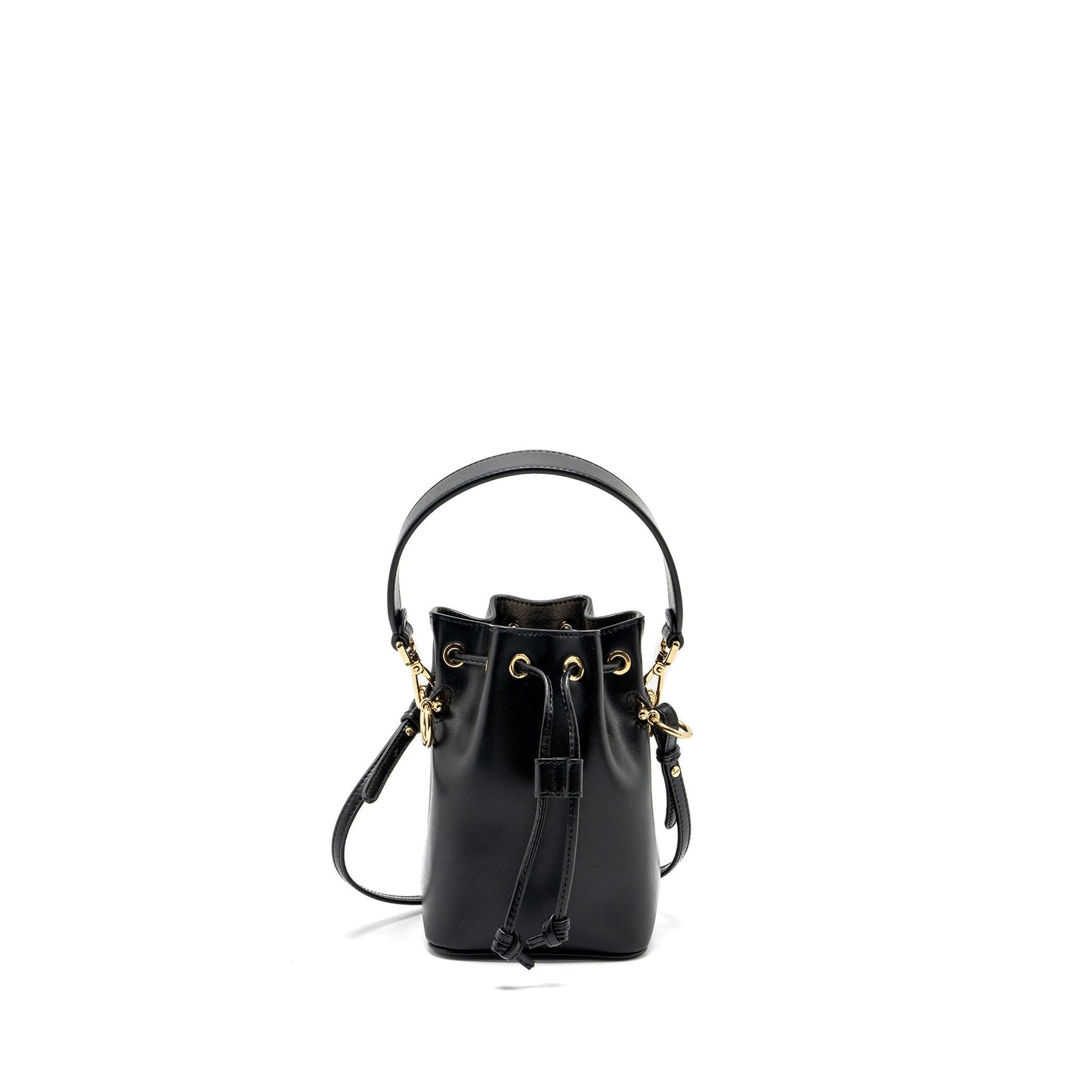Fendi Mini Mon Tresor bucket bag calfskin black GHW