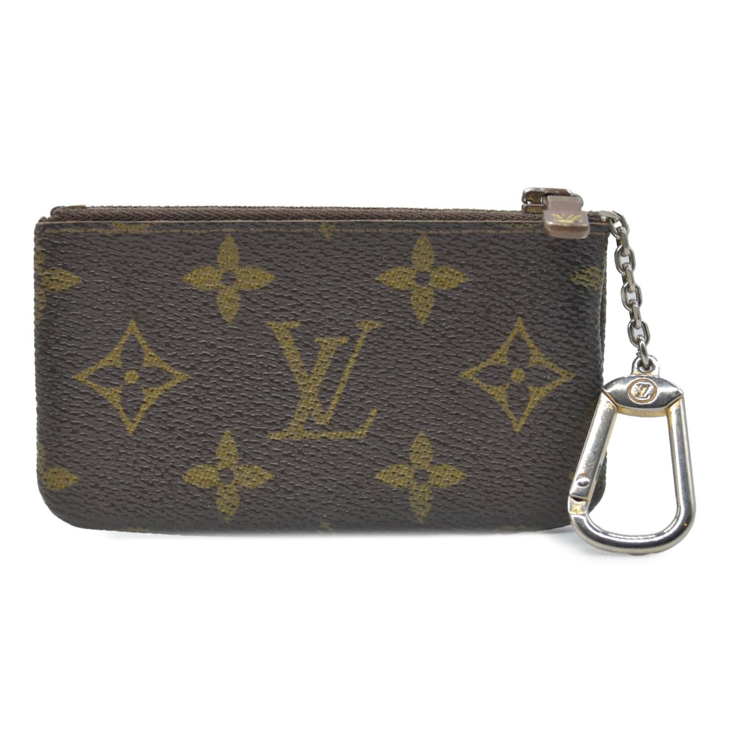 $345 LOUIS VUITTON Monogram Coin Purse Key Pochette Cles 8904ET