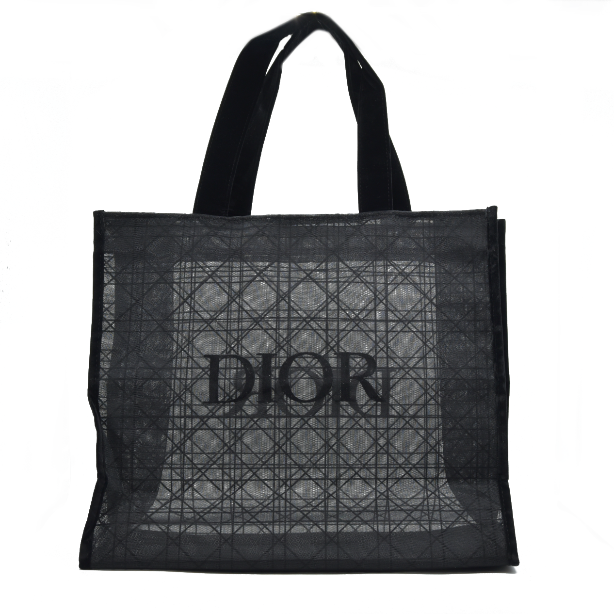 DIOR Beauty Mesh Tote Black Cannage Lace Novelty GWP 2025 New ReleasE