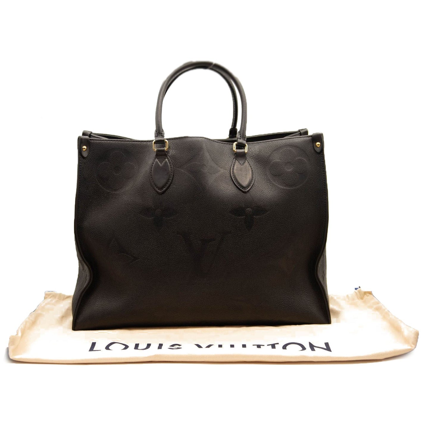 USED Louis Vuitton Empreinte Monogram Giant Onthego GM Black