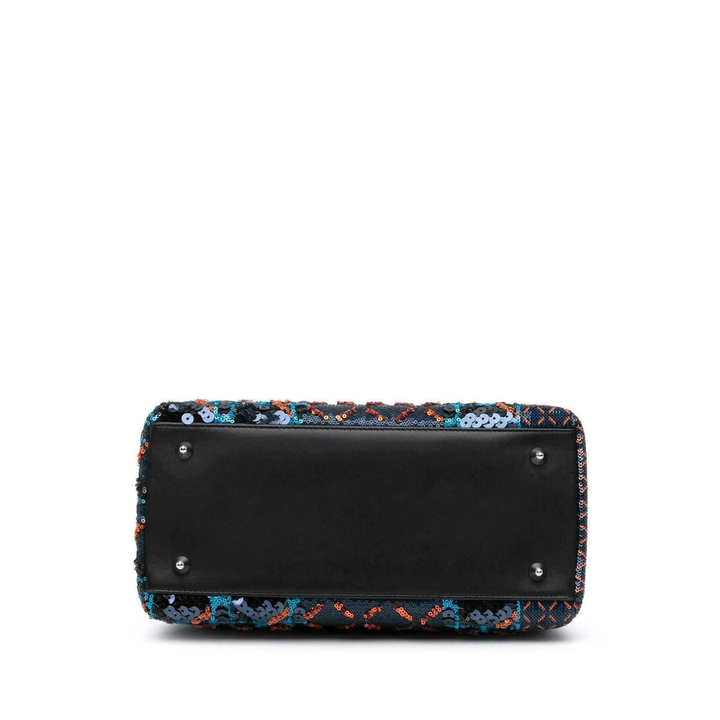 Dior Medium Calfskin Sequin Embellished Lady Dior (SHG-Yt68qB)