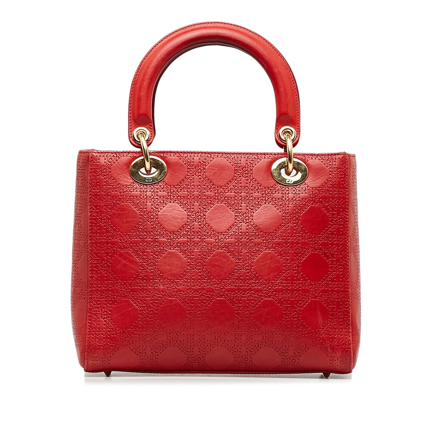 Dior Medium Embossed Lambskin Cannage Lady Dior (SHG-TJrJcj)
