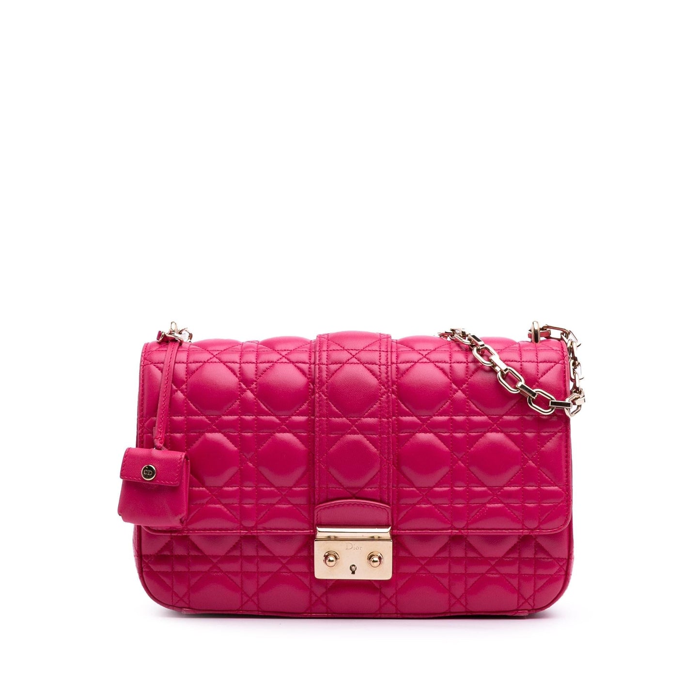 Dior Medium Lambskin Cannage Miss Dior Flap