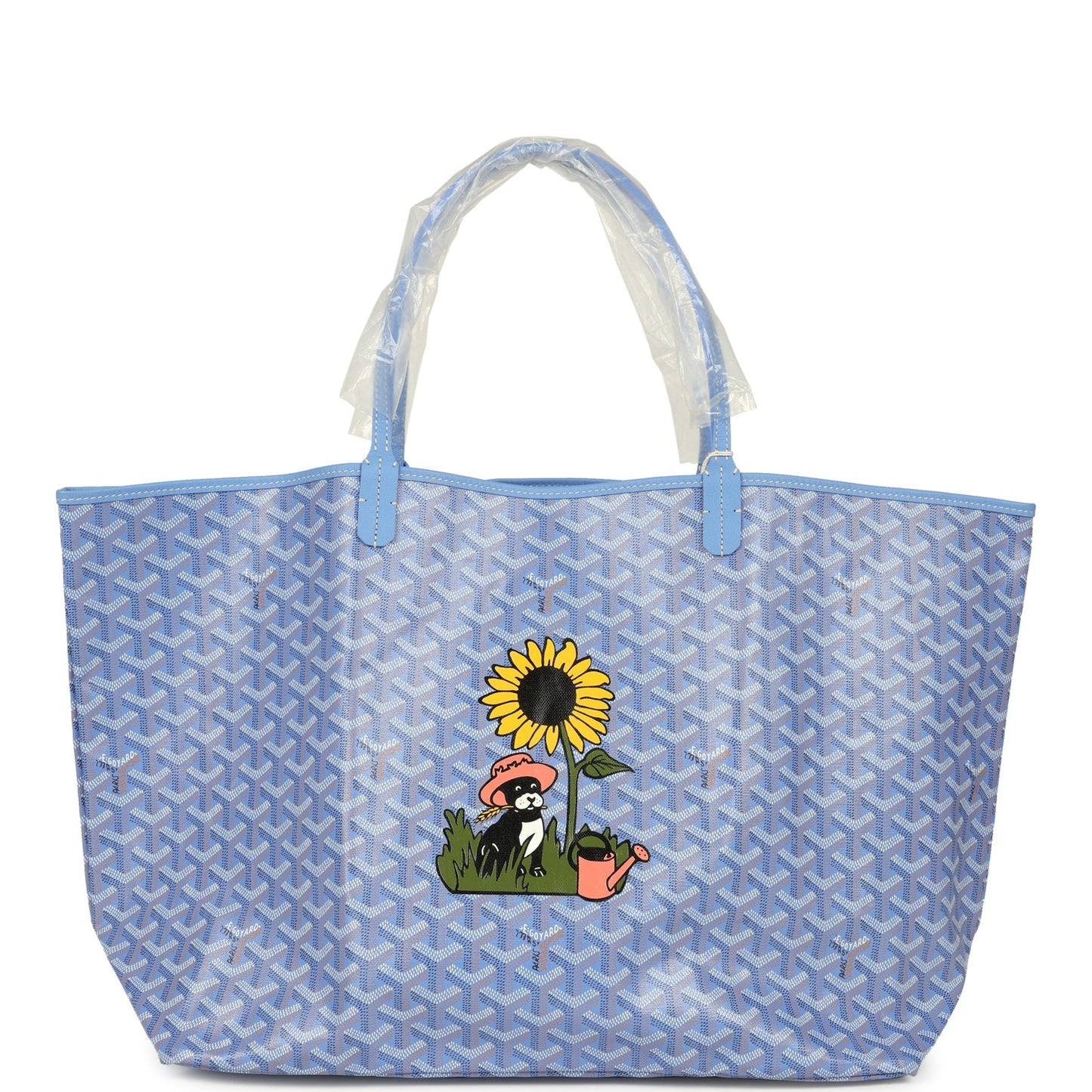 Goyard Goyardine Iris St. Louis GM Tote Bag Palladium Hardware
