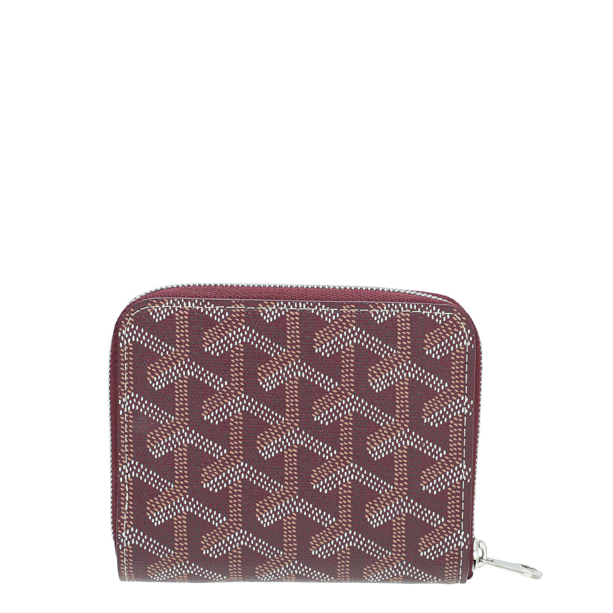 Goyard Burgundy Goyardine Matignon PM Wallet