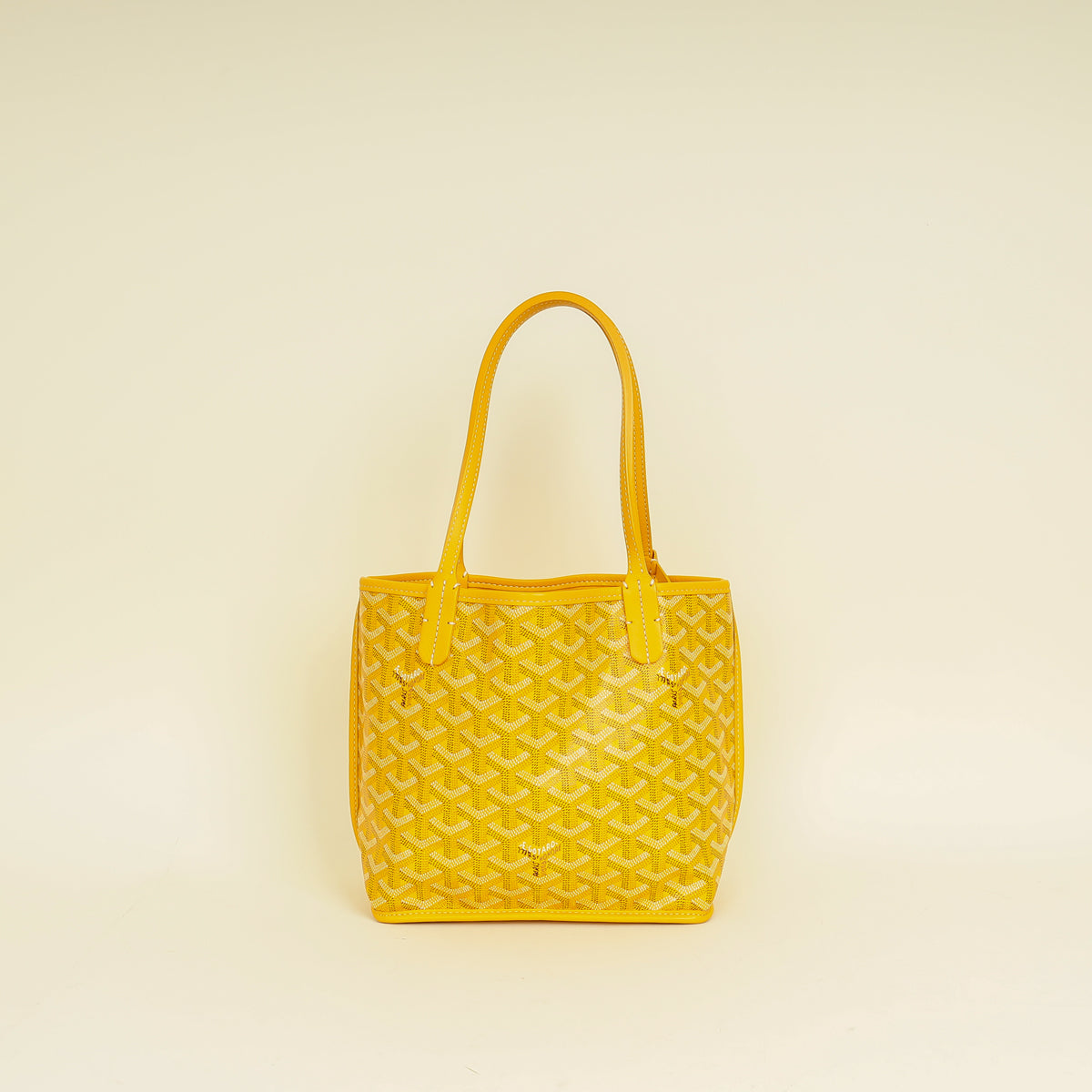 Goyard Yellow Reversible Anjou Mini Bag