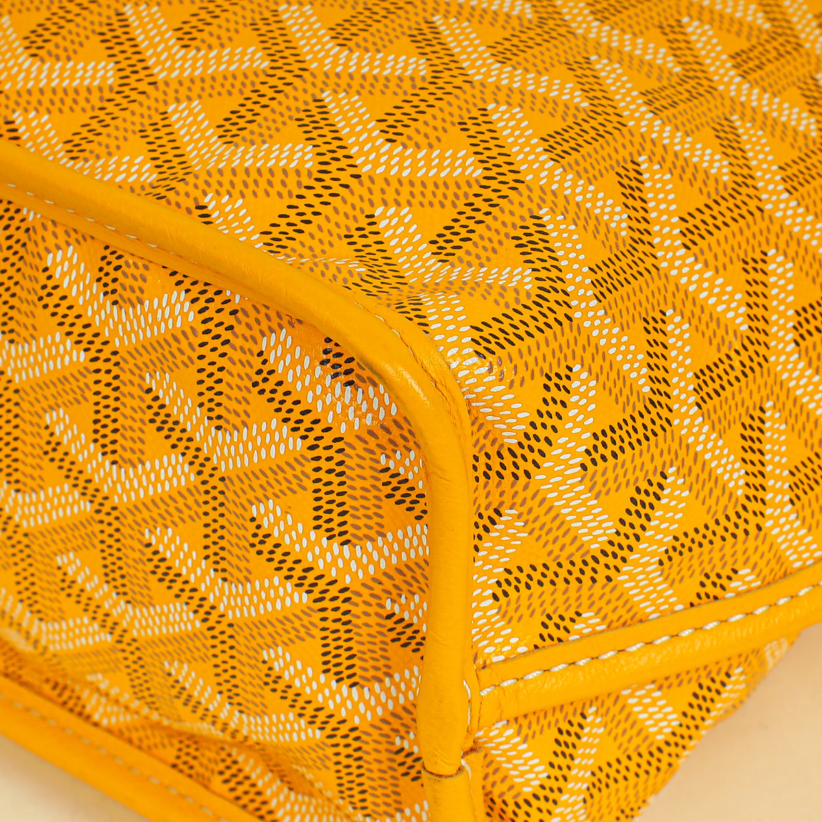 Goyard Yellow Reversible Anjou Mini Bag